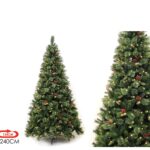 Χριστουγεννιάτικο Δέντρο Sirin PVC/PP/PE Με 600 LED 240cm