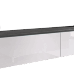Έπιπλο τηλεόρασης Lowboard D 180-Λευκό - Ανθρακί