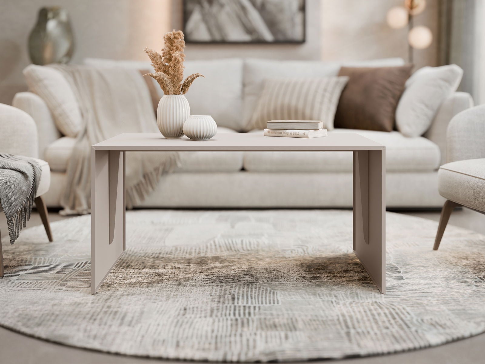 Τραπεζάκι Σαλονιού Mocca IV-Cashmere - Image 2