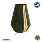 GLOBOSTAR® SALERNO 02332 Boho Επιδαπέδιο Φωτιστικό με Ντουί 1 x E27 AC 220-240V IP20 - Πράσινο & Μπεζ - Μ50 x Π50 x Υ70cm