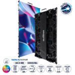 GLOBOSTAR® LUMOWALL 41003 Κυρτή Οθόνη Video Wall P3.91 Καμπίνα 50x100cm LED 360W 3840Hz 32768 Dots ≥5600cd/㎡ Nits AC 220-240V Εξωτερικού Χώρου IP65 Full Color S1/16 14Bits - Κάρτα NovaStar A8S-N+HUB - Curved -10/+15 Angle - Προστατευτικά Γωνιών - Nationstar SMD1921 & CZCL Driver - Μ50 x Π8.5 x Υ100cm - 2 Χρόνια Εγγύηση