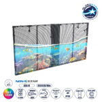 GLOBOSTAR® OPTILED 41005 Διάφανη Οθόνη Video Wall P3.91 Καμπίνα 100x50cm LED 110W 3840Hz 32768 Dots ≥4500cd/㎡ Nits AC 220-240V Εσωτερικού Χώρου IP31 Full Color S1/8 14Bits - Κάρτα NovaStar A5S-N - Nationstar SMD1921 & Yuanchi Driver - Μ100 x Π7.5 x Υ50cm - 2 Χρόνια Εγγύηση