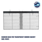GLOBOSTAR® HANGING 41047 Σύστημα Κρέμασης για OPTILED Διάφανες Οθόνες LED Video Wall με Διαστάσεις Καμπίνας 100x50cm - Μ100 x Π7 x Υ9.5cm