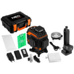 NEO TOOLS Αλφάδι laser 4 x 360° πράσινης δέσμης 75-141
