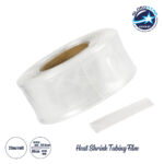 GLOBOSTAR® SHRINKTUBE 79971 Θερμοσυστελλόμενο Μακαρόνι Στεγανοποίησης για Neon Flex LED Αδιάβροχο IP65 - Διάφανο - Μ250 x Π5 x Υ5cm/Π2.5 x Υ2.5cm - Ρολό 25 Μέτρων