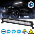 GloboStar® 85462 PRO Series Μπάρα Ίσια - Straight για Αυτοκίνητα & Φορτηγά LED CREE XBD 120W 12000lm DC 10-30V Αδιάβροχη IP65 Ψυχρό Λευκό 6000K