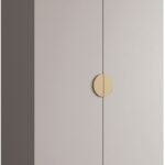 Ντουλάπα Inova IV 100 Δίφυλλη-Cashmere - Χρυσό