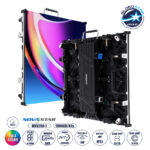 GLOBOSTAR® NEOWALL 41000 Οθόνη Video Wall P3.91 Καμπίνα 50x50cm LED 180W 3840Hz 16384 Dots ≥1900cd/㎡ Nits AC 220-240V Εσωτερικού Χώρου IP31 Full Color S1/16 14Bits - Κάρτα NovaStar MRV208-1 - Προστατευτικά Γωνιών - Kinglight SMD2121 & CZCL Driver - Μ50 x Π8.5 x Υ50cm - 2 Χρόνια Εγγύηση