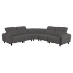 ΓΩΝΙΑΚΟΣ ΚΑΝΑΠΕΣ ΜΕ RECLINE FB93290.01 ΓΚΡΙ ΥΦΑΣΜΑ 260x260x90(κάθισμα)x94Υεκ.
