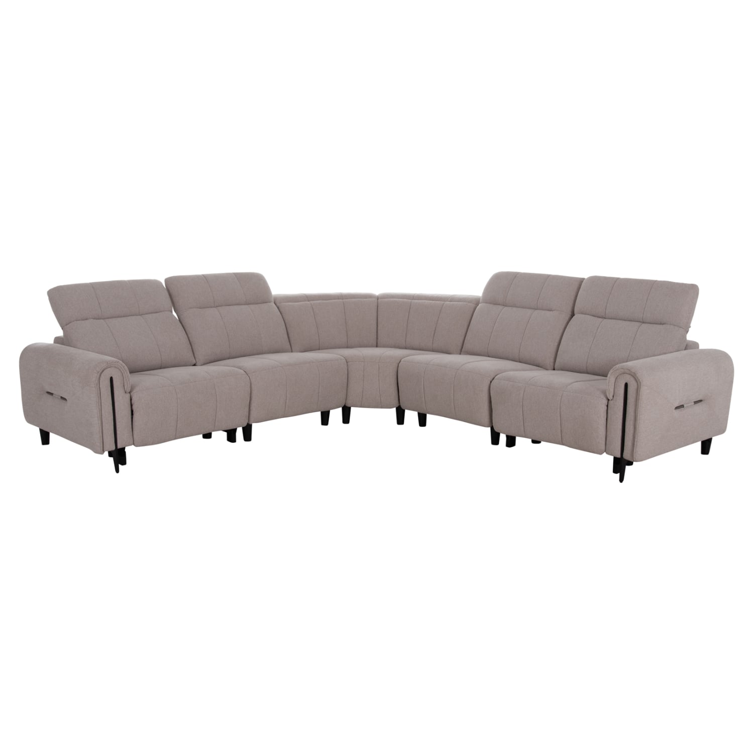 ΓΩΝΙΑΚΟΣ ΚΑΝΑΠΕΣ ΜΕ RECLINE FB93290.02 ΜΠΕΖ ΥΦΑΣΜΑ 260x260x90(κάθισμα)x94Υεκ.