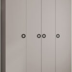 Ντουλάπα Como I-Cashmere - Μαύρο-Μήκος: 180εκ