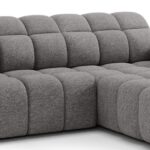 Γωνιακός καναπές Comfora-Γκρι Σκούρο-Δεξιά