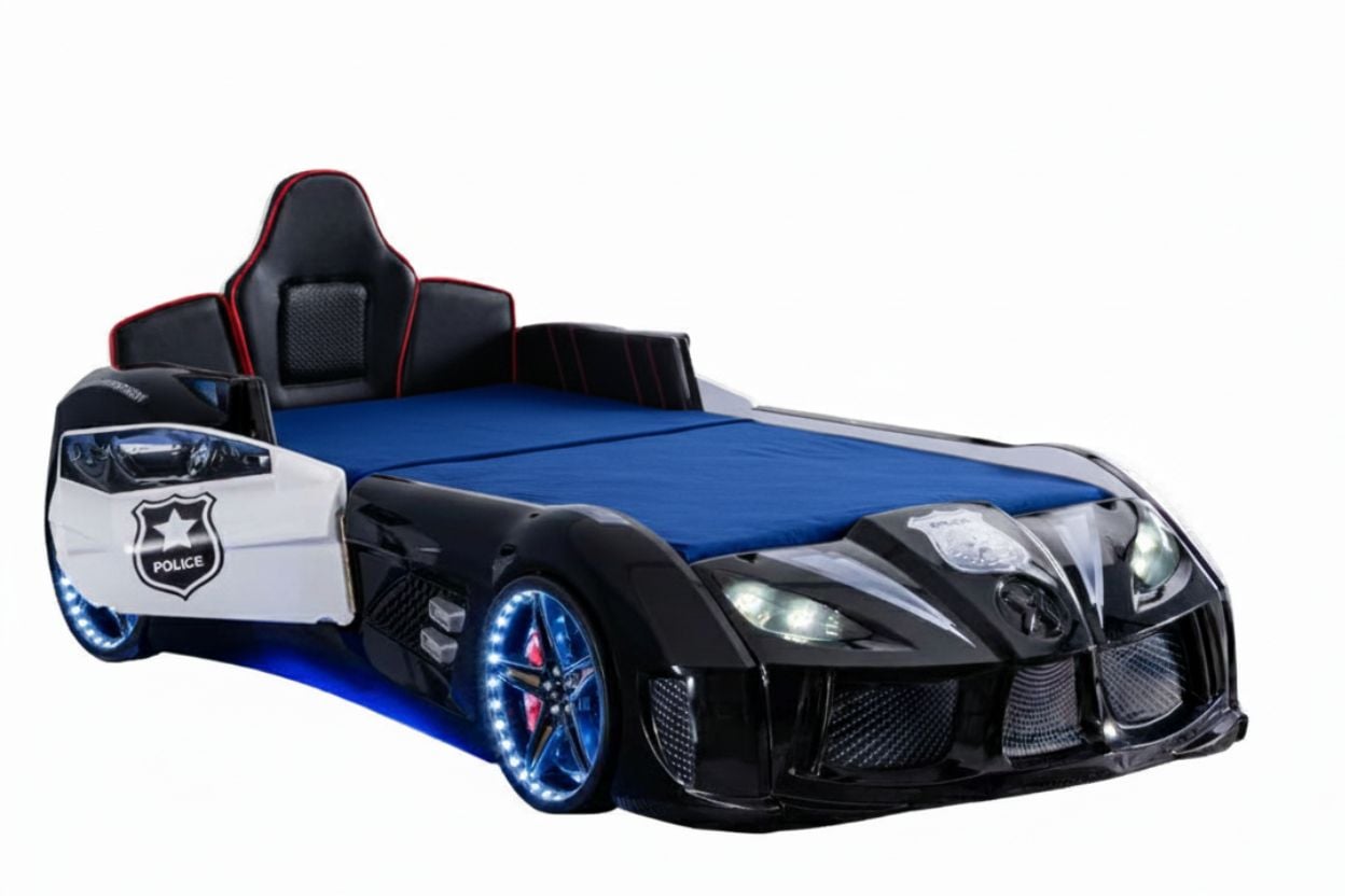 Παιδικό Κρεβάτι Police Racer LED