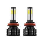 GloboStar® 82045 H9 K9 Line KIT Βασικού Φωτισμού Αυτοκινήτου & Φορτηγού 3rd Generation Can-Bus Series LED CREE CXB COB 100W 14000lm DC 9-32V Αδιάβροχο IP66 Ψυχρό Λευκό 6000K