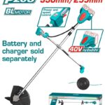 TOTAL ΕΠΑΓΓΕΛΜΑΤΙΚΟ ΘΑΜΝΟΚΟΠΤΙΚΟ ΜΠΑΤ. Li-ion 40V ΧΩΡΙΣ ΜΠΑΤΑΡΙΑ & ΦΟΡΤΙΣΤΗ (TSTLI20018)