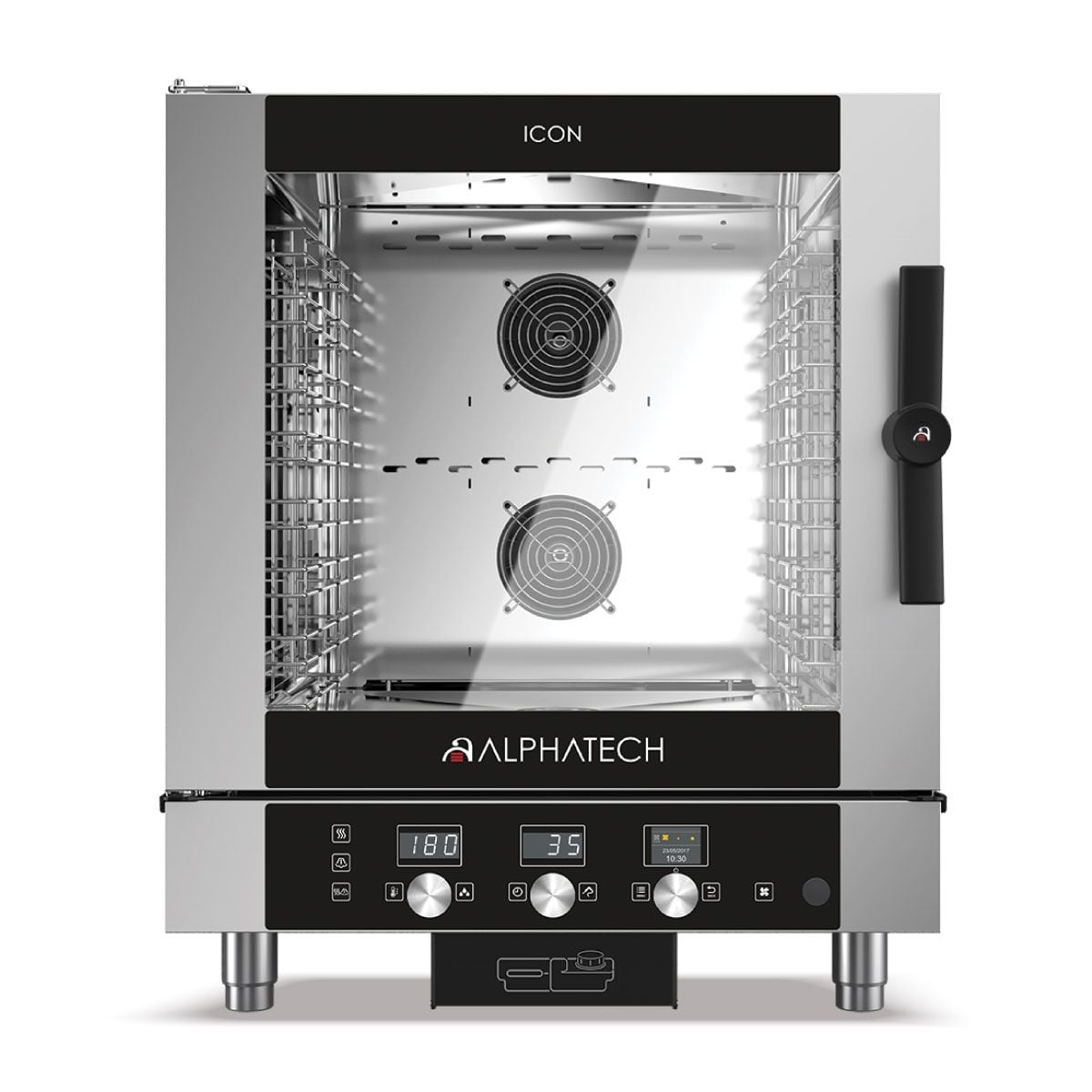 Alphatech Φούρνος Icon 7 θέσεων ηλεκτρονικός ICET071E