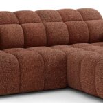 Γωνιακός καναπές Comfora-Κεραμιδί-Δεξιά
