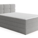 Επενδυμένο κρεβάτι Padion-Γκρι-120 x 200
