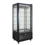 KlimaItalia Βιτρίνα κατάψυξης πανοραμική BLACK VICTORIA 85 NFN BLACK