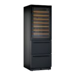 KlimaItalia Βιτρίνα κρασιών με συρτάρια DW190 Black