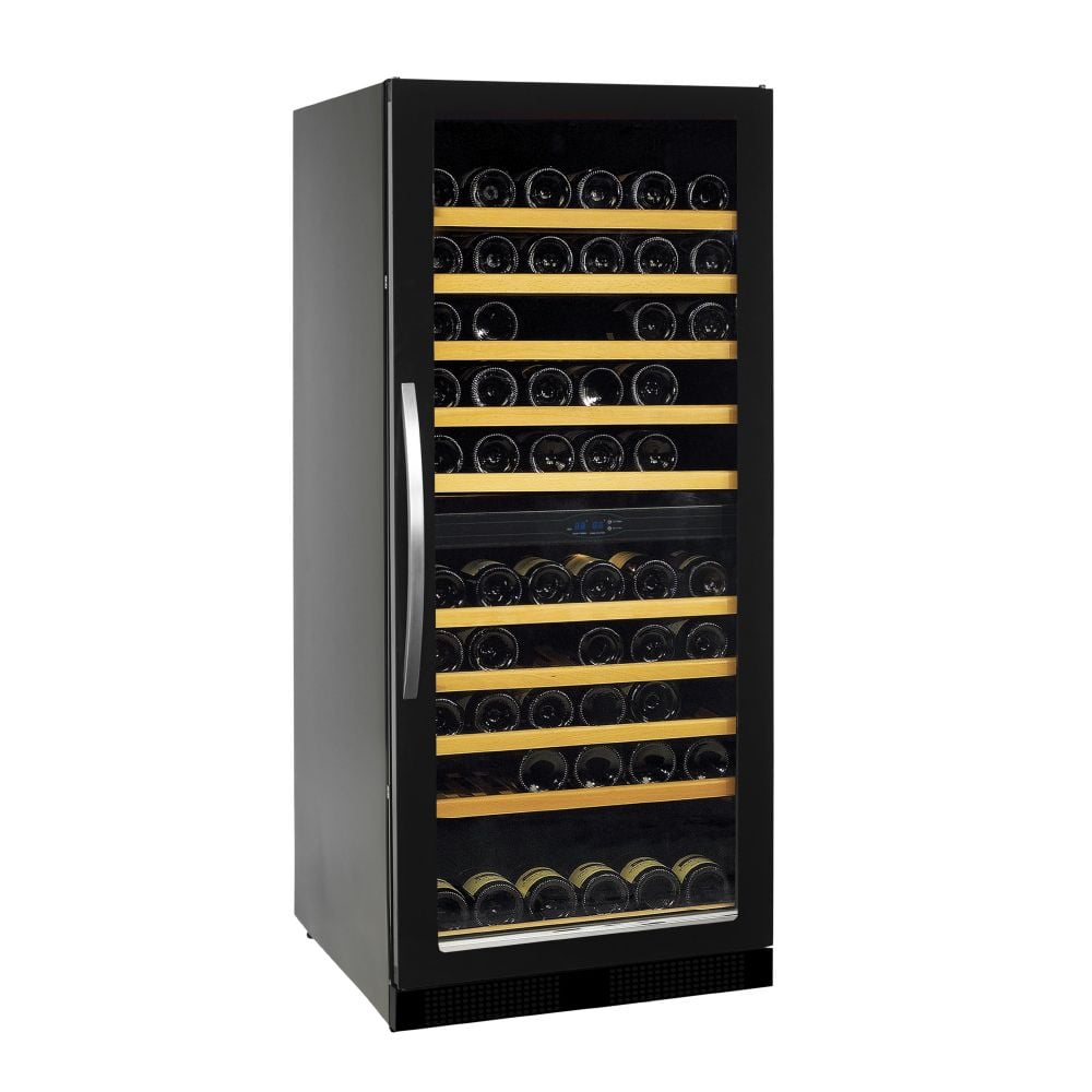 Tefcold Βιτρίνα κρασιών 2 θερμοκρασιών frameless TFW300-2F