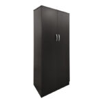 Ντουλάπα εξάφυλλη με πατάρι Athos ΙΙ pakoworld wenge 240x42x240εκ
