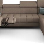 Γωνιακός καναπές Calyra Max I Relax-Καφέ Ανοιχτό-Δεξιά