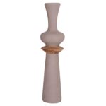 ΔΙΑΚΟΣΜΗΤΙΚΟ ΒΑΖΟ ΔΑΠΕΔΟΥ NEBULA HM4660.05L FIBER CEMENT TAUPE--ΞΥΛΟ ΤΕΑΚ Φ45x172Υεκ