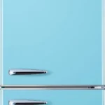 Robin RB-310 Retro Ψυγειοκαταψύκτης 300lt Υ192xΠ60xΒ60cm Μπλε