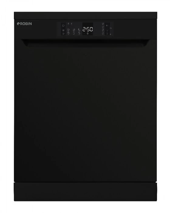 Robin SB-165BL Ελεύθερο Πλυντήριο Πιάτων για 14 Σερβίτσια 60cm Μαύρο