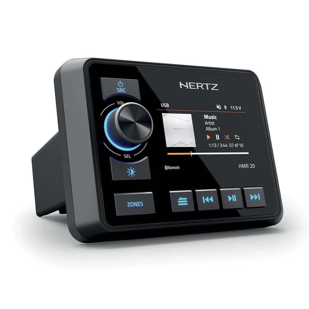 Hertz HMR 20 - Αδιάβροχη πηγή με έγχρωμη οθόνη 3” 200W