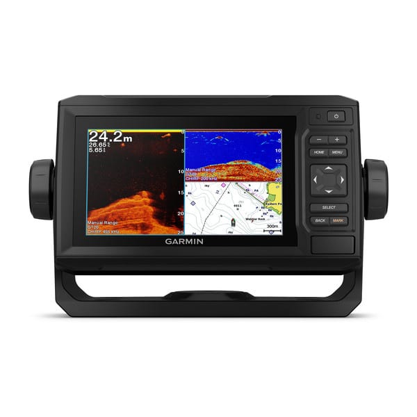 GARMIN ECHOMAP PLUS 62CV ΜΕ ΧΑΡΤΗ ΕΛΛΑΔΑΣ G3 & ΑΙΣΘΗΤΗΡΙΟ GT20