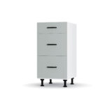 Modest Κάτω Ντουλάπι Συρταριέρα Γκρι 40x48x82 εκ