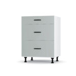 Modest Κάτω Ντουλάπι Συρταριέρα Γκρι 60x48x82εκ