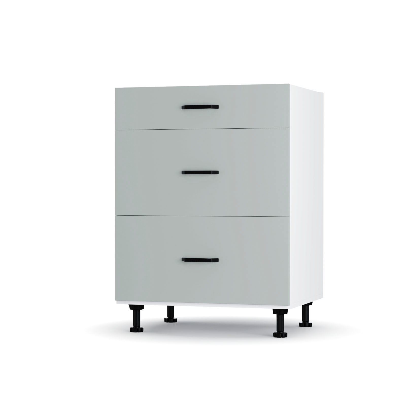 Modest Κάτω Ντουλάπι Συρταριέρα Γκρι 60x48x82εκ