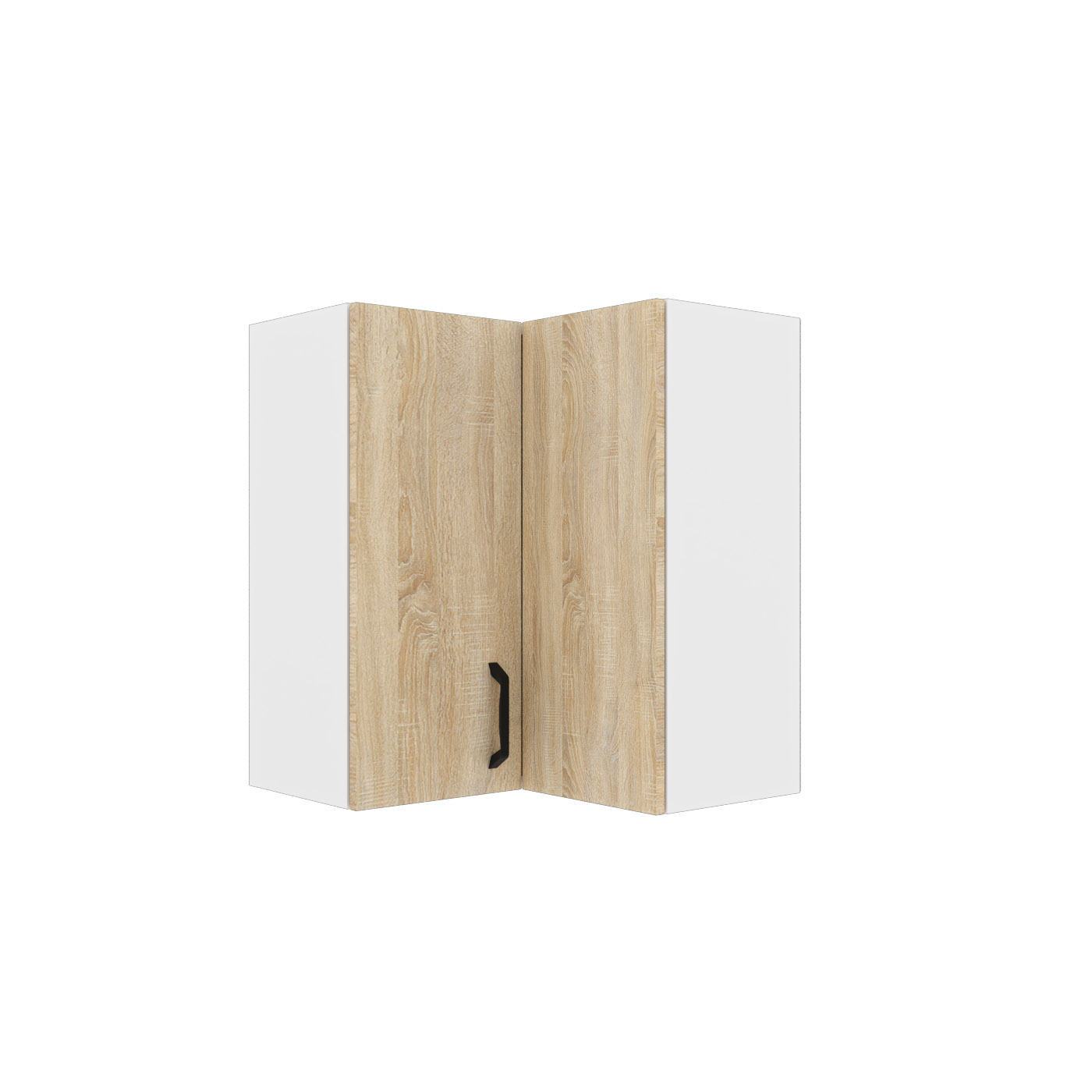 Modest Πάνω Ντουλάπι Γωνιακό Σονόμα 60-60x32x72cm
