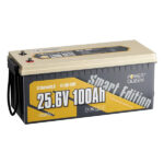 Μπαταρία Λιθίου Power Queen LiFePO4 24V 100Ah Smart Solar με Bluetooth