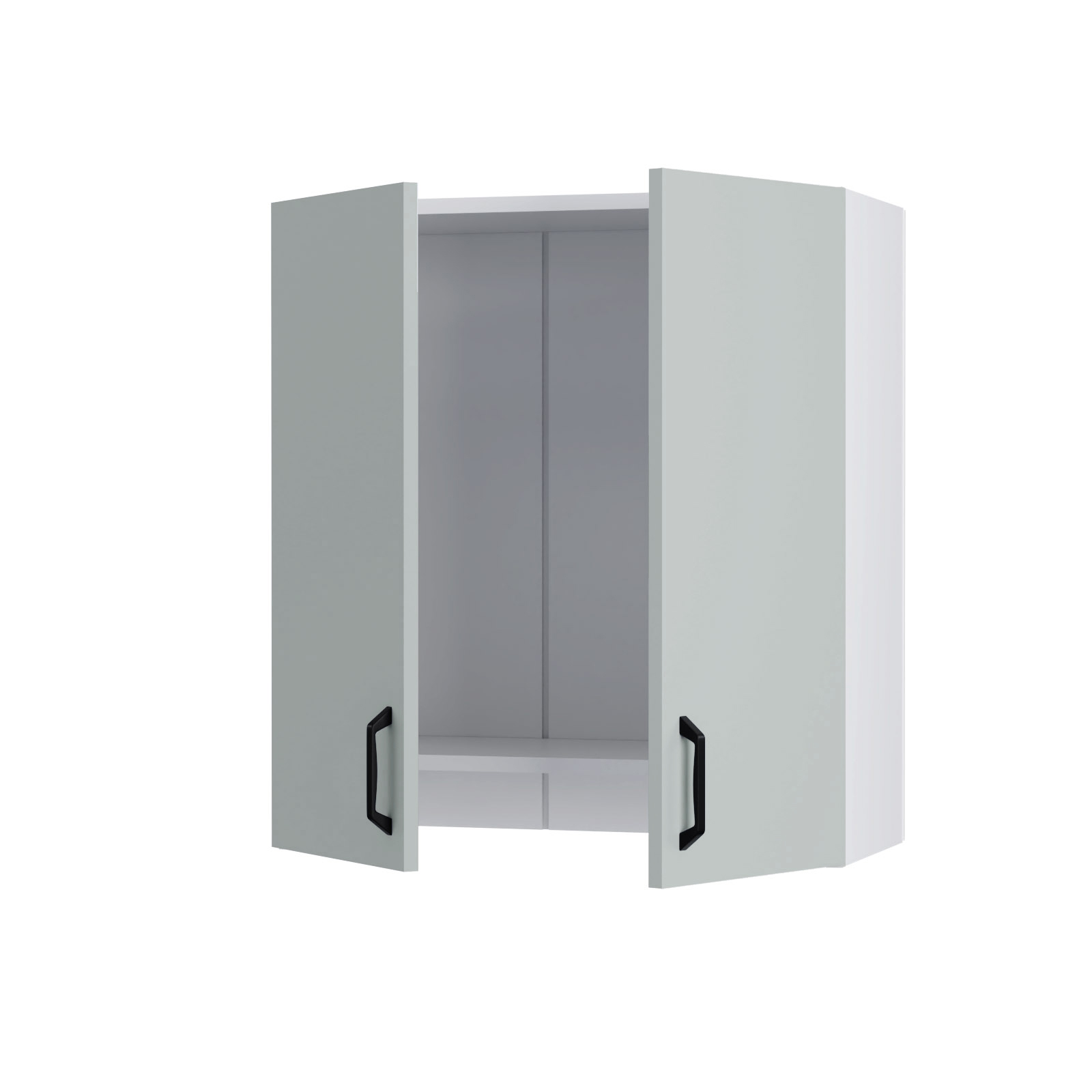 Modest Πάνω Ντουλάπι Απορροφητήρα Γκρι 60x32x68εκ - Image 2