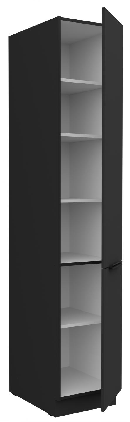 Επιδαπέδιο ντουλάπι Arianna 40 DK 210 2F-Μαύρο - Image 2