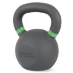 Kettlebell Cast Iron 20 kg - Μαύρο / Πράσινο