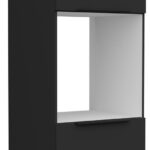 Επιδαπέδιο ντουλάπι Arianna 60 DP 210 2F-Μαύρο