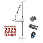 CAYMAN-B 55LBS WHITE GPS 12V HEAVY DUTY GEARBOX NEW MODEL 2025