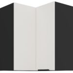 Κρεμαστό ντουλάπι γωνιακό Arianna 60x60 GN 72 2F-Λευκό