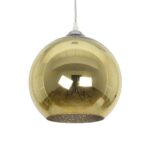 GLOBOSTAR® SATURN 999-0147 Μοντέρνο Κρεμαστό Φωτιστικό Οροφής με Ντουί 1 x E27 AC 220-240V IP20 - Πολύχρωμο - Μ25 x Π25 x Υ22cm