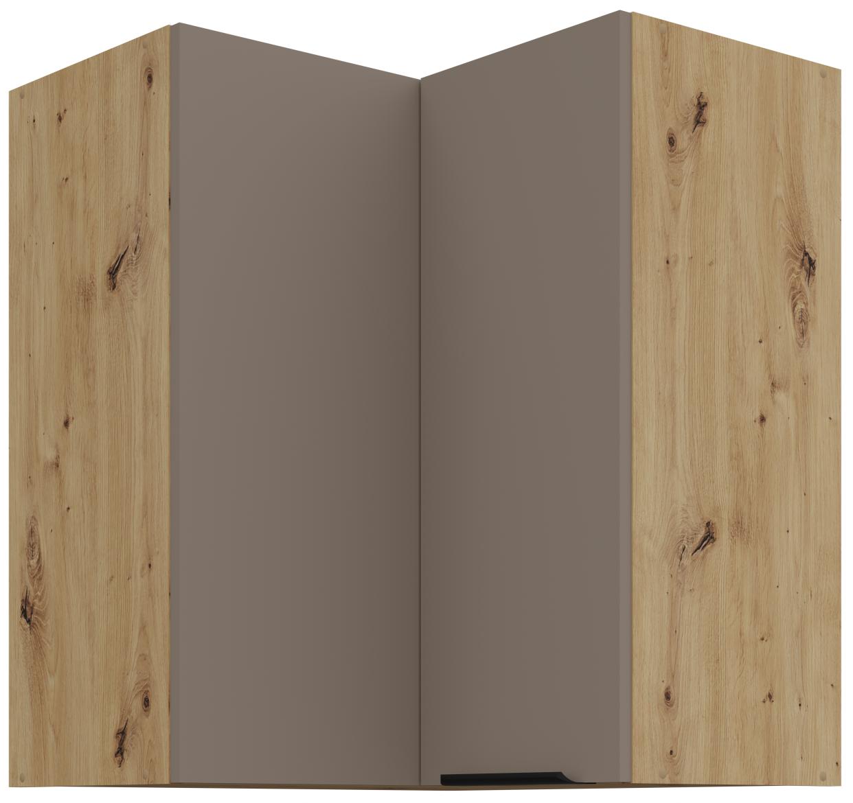 Κρεμαστό ντουλάπι γωνιακό Arianna 60x60 GN 72 2F-Γκρέζ