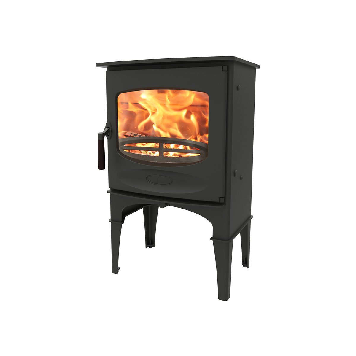 Charnwood C-Five Σόμπα Ξύλου - Black