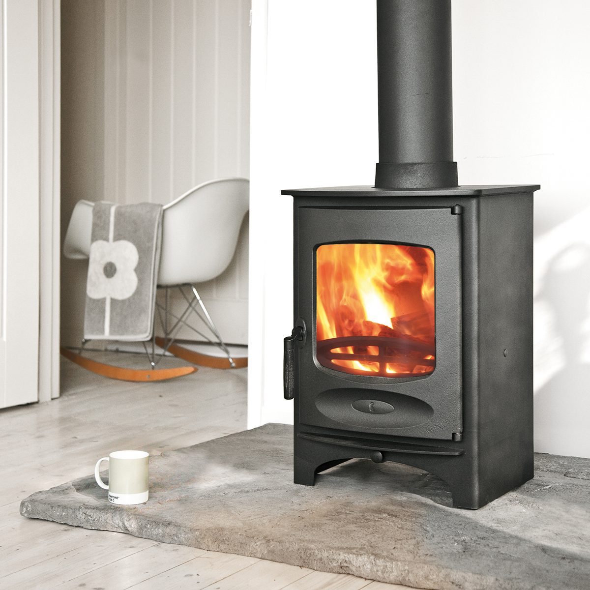 Charnwood C-Six Σόμπα Ξύλου - Gunmetal - Image 2