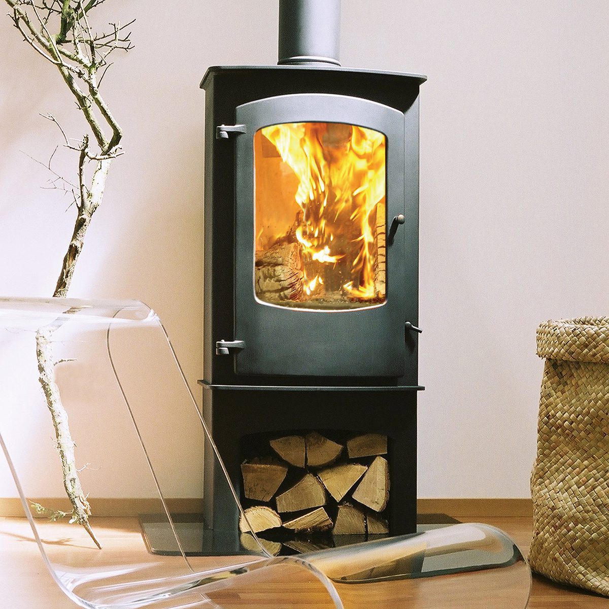 Charnwood Cove 3 Σόμπα Ξύλου - Brown