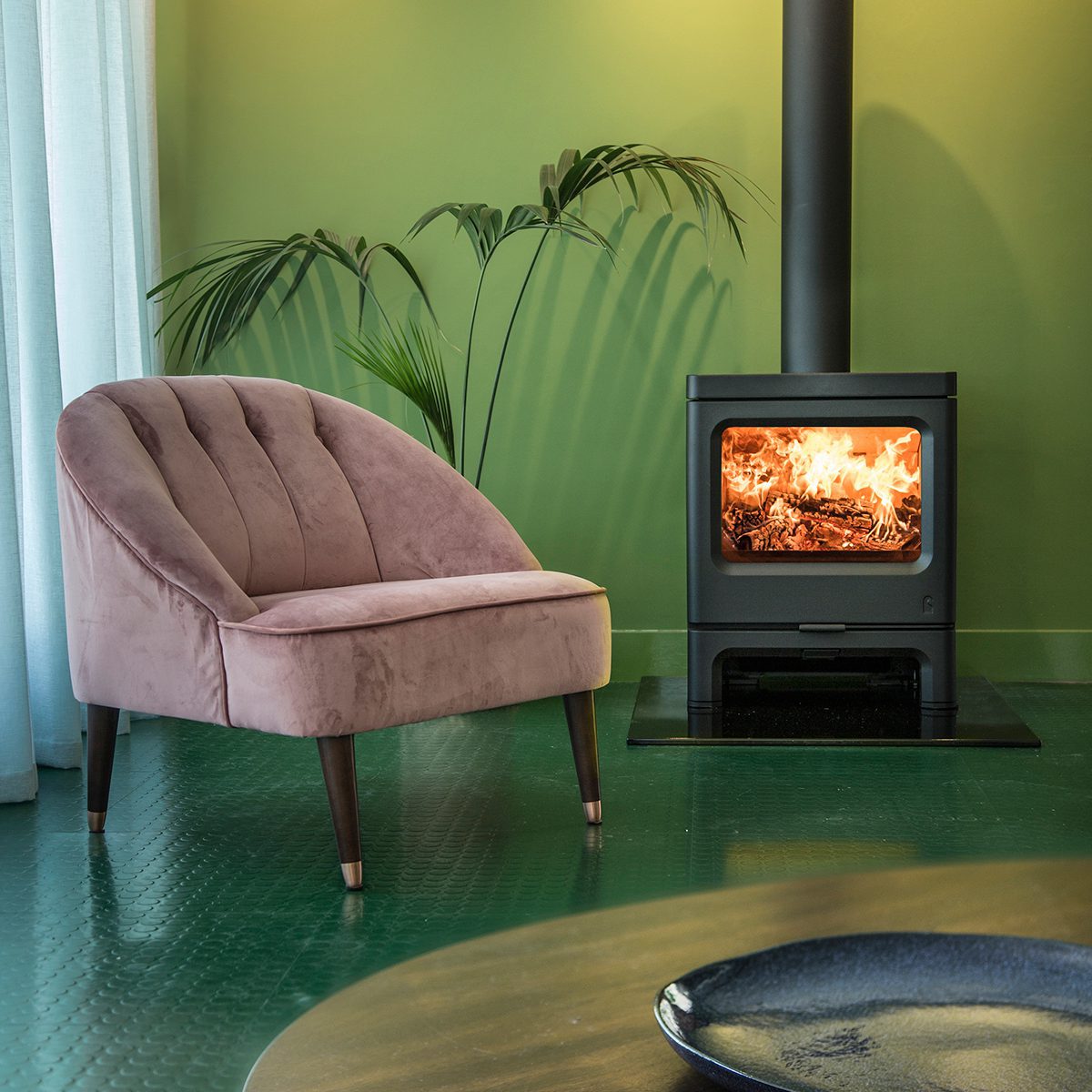 Charnwood Skye 7 Σόμπα Ξύλου - Gunmetal - Image 2
