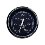Στροφόμετρο Faria 6000rpm ΕΣ/ΕΞ Chess Black 34707